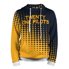 Мужская толстовка 3D с принтом Twenty One Pilots в городе Новоалтайск, 100% полиэстер | двухслойный капюшон со шнурком для регулировки, мягкие манжеты на рукавах и по низу толстовки, спереди карман-кенгуру с мягким внутренним слоем. | 