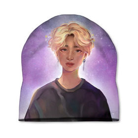 Шапка 3D с принтом BTS. Jimin в городе Новоалтайск, 100% полиэстер | универсальный размер, печать по всей поверхности изделия | army | bangtan | beyond | boys | bts | j hope | jimin | jin | jungkook | k pop | rm | scene | suga | the | v | армия | арэма | бтс | ви | джей хоупа | сюги | чимина | чина | чонгука