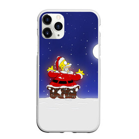 Чехол для iPhone 11 Pro матовый с принтом Гомер Санта Клаус в городе Новоалтайск, Силикон |  | bart | family | homer | lisa | maggie | marge | santa | simpson | simpsons | thesimpsons | барт | герой | гомер | город | лиза | мардж | мегги | санта | семья | симпсоны | супергерой