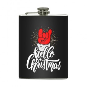 Фляга с принтом Hello Christmas Metall в городе Новоалтайск, металлический корпус | емкость 0,22 л, размер 125 х 94 мм. Виниловая наклейка запечатывается полностью | Тематика изображения на принте: 2019 | bad | christmas | happy new year | merry | new year | santa | santa claus | год | год свиньи | дед мороз | клаус | металл | новый | олень | рождество | рок | санта | свинья | череп