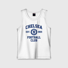 Детская майка хлопок с принтом Челси в городе Новоалтайск,  |  | blue is | chelsea | chelsea fc | ktbffh | the blues | апл | аристократы | клубная | лондон | пенсионеры | синие | фанатская | футбол | футбольная | футбольный клуб | футбольный клуб челси | челси