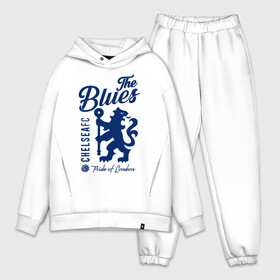Мужской костюм хлопок OVERSIZE с принтом Челси в городе Новоалтайск,  |  | blue is | chelsea | chelsea fc | ktbffh | the blues | апл | аристократы | клубная | лондон | пенсионеры | синие | фанатская | футбол | футбольная | футбольный клуб | футбольный клуб челси | челси