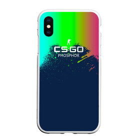 Чехол для iPhone XS Max матовый с принтом csgo - MP5 Phosphor (Фосфор) в городе Новоалтайск, Силикон | Область печати: задняя сторона чехла, без боковых панелей | 0x000000123 | counter strike | mp5 | phosphor | ксго.csgo | фосфор