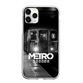 Чехол для iPhone 11 Pro Max матовый с принтом METRO в городе Новоалтайск, Силикон |  | Тематика изображения на принте: ak47 | metro 2033 | metro exodus | апокалипсис | артем | глуховский | дорога | маски | ночь | оружие | поезд | противогаз | сталкеры