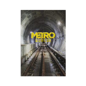 Обложка для паспорта матовая кожа с принтом METRO EXODUS в городе Новоалтайск, натуральная матовая кожа | размер 19,3 х 13,7 см; прозрачные пластиковые крепления | Тематика изображения на принте: ak47 | metro 2033 | metro exodus | апокалипсис | артем | глуховский | дорога | маски | ночь | оружие | поезд | противогаз | сталкеры