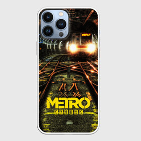 Чехол для iPhone 13 Pro Max с принтом METRO EXODUS в городе Новоалтайск,  |  | Тематика изображения на принте: ak47 | metro 2033 | metro exodus | апокалипсис | артем | глуховский | дорога | маски | ночь | оружие | поезд | противогаз | сталкеры