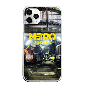 Чехол для iPhone 11 Pro матовый с принтом METRO EXODUS в городе Новоалтайск, Силикон |  | Тематика изображения на принте: ak47 | metro 2033 | metro exodus | апокалипсис | артем | глуховский | дорога | маски | ночь | оружие | поезд | противогаз | сталкеры