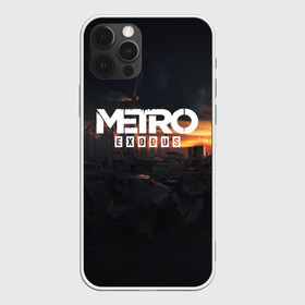 Чехол для iPhone 12 Pro с принтом METRO EXODUS в городе Новоалтайск, силикон | область печати: задняя сторона чехла, без боковых панелей | ak47 | metro 2033 | metro exodus | апокалипсис | артем | глуховский | дорога | маски | ночь | оружие | поезд | противогаз | сталкеры