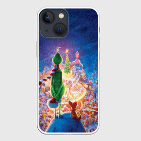 Чехол для iPhone 13 mini с принтом Dr. Seuss The Grinch в городе Новоалтайск,  |  | benedict | christmas | cumberbatch | grinch | max | whoville | winter | бенедикт | год | гринч | зима | камбербэтч | ктоград | макс | новый | рождество | снег | снежинки