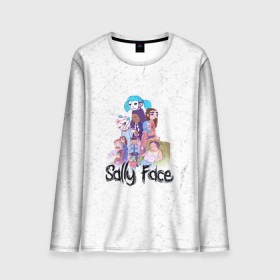 Мужской лонгслив 3D с принтом Sally Face в городе Новоалтайск, 100% полиэстер | длинные рукава, круглый вырез горловины, полуприлегающий силуэт | sally face | гизмо | девид | девочка | игра | лари | ларри | мальчик | маска | мрачная | на лице | пых | с протезом | сал | сали | салли | салли фейс | фейс | фэйс | эддисон | эшли