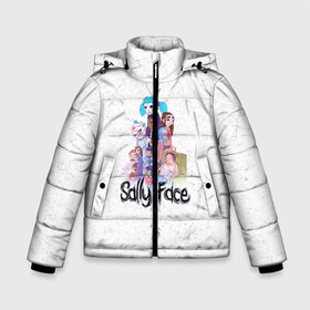Зимняя куртка для мальчиков 3D с принтом Sally Face в городе Новоалтайск, ткань верха — 100% полиэстер; подклад — 100% полиэстер, утеплитель — 100% полиэстер | длина ниже бедра, удлиненная спинка, воротник стойка и отстегивающийся капюшон. Есть боковые карманы с листочкой на кнопках, утяжки по низу изделия и внутренний карман на молнии. 

Предусмотрены светоотражающий принт на спинке, радужный светоотражающий элемент на пуллере молнии и на резинке для утяжки | sally face | гизмо | девид | девочка | игра | лари | ларри | мальчик | маска | мрачная | на лице | пых | с протезом | сал | сали | салли | салли фейс | фейс | фэйс | эддисон | эшли