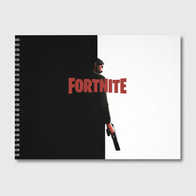 Альбом для рисования с принтом The Reaper Half Black Fortnite в городе Новоалтайск, 100% бумага
 | матовая бумага, плотность 200 мг. | Тематика изображения на принте: 2019 | armor | armour | cybersport | esport | fortnite | game | llama | logo | броня | игра | киберспорт | лама | симулятор строительства | строительство | фортнайт | черный