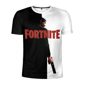 Мужская футболка 3D спортивная с принтом The Reaper Half Black Fortnite в городе Новоалтайск, 100% полиэстер с улучшенными характеристиками | приталенный силуэт, круглая горловина, широкие плечи, сужается к линии бедра | 2019 | armor | armour | cybersport | esport | fortnite | game | llama | logo | броня | игра | киберспорт | лама | симулятор строительства | строительство | фортнайт | черный