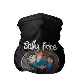 Бандана-труба 3D с принтом Sally Face в городе Новоалтайск, 100% полиэстер, ткань с особыми свойствами — Activecool | плотность 150‒180 г/м2; хорошо тянется, но сохраняет форму | Тематика изображения на принте: sally face | гизмо | девид | девочка | игра | лари | ларри | мальчик | маска | мрачная | на лице | пых | с протезом | сал | сали | салли | салли фейс | фейс | фэйс | эддисон | эшли