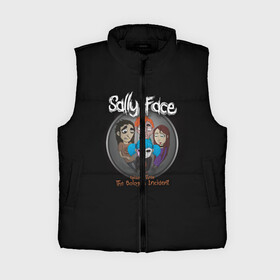 Женский жилет утепленный 3D с принтом Sally Face в городе Новоалтайск,  |  | sally face | гизмо | девид | девочка | игра | лари | ларри | мальчик | маска | мрачная | на лице | пых | с протезом | сал | сали | салли | салли фейс | фейс | фэйс | эддисон | эшли
