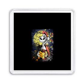 Магнит 55*55 с принтом The Nightmare Before Christmas в городе Новоалтайск, Пластик | Размер: 65*65 мм; Размер печати: 55*55 мм | Тематика изображения на принте: before | burton | christmas | halloween | jack | nightmare | skellington | tim | xmas | бёртон | джек | перед | рождество | рождеством | скеллингтон | тим | хеллоуин | хэллоуин
