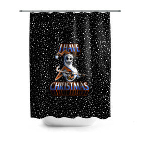 Штора 3D для ванной с принтом The Nightmare Before Christmas в городе Новоалтайск, 100% полиэстер | плотность материала — 100 г/м2. Стандартный размер — 146 см х 180 см. По верхнему краю — пластиковые люверсы для креплений. В комплекте 10 пластиковых колец | before | burton | christmas | halloween | jack | nightmare | skellington | tim | xmas | бёртон | джек | перед | рождество | рождеством | скеллингтон | тим | хеллоуин | хэллоуин