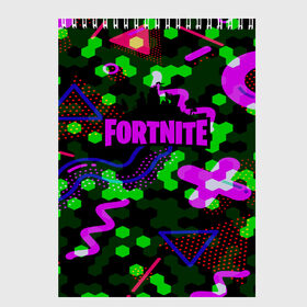 Скетчбук с принтом FORTNITE в городе Новоалтайск, 100% бумага
 | 48 листов, плотность листов — 100 г/м2, плотность картонной обложки — 250 г/м2. Листы скреплены сверху удобной пружинной спиралью | battle royale | fortnite | fortnite battle royale | futuresynth | game | outrun | retrowave | synth | synthwave | игры | ретровейв | синтвейв | фортнайт