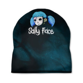 Шапка 3D с принтом Sally Face в городе Новоалтайск, 100% полиэстер | универсальный размер, печать по всей поверхности изделия | sally face | гизмо | девид | девочка | игра | лари | ларри | мальчик | маска | мрачная | на лице | пых | с протезом | сал | сали | салли | салли фейс | фейс | фэйс | эддисон | эшли