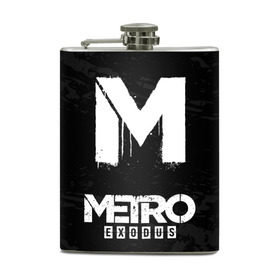 Фляга с принтом РЮКЗАК METRO EXODUS в городе Новоалтайск, металлический корпус | емкость 0,22 л, размер 125 х 94 мм. Виниловая наклейка запечатывается полностью | Тематика изображения на принте: exodus | horror | metro 2033 | metro exodus | survival | игры | исход | метро | метро 2035