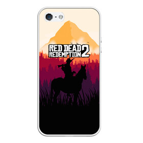 Чехол для iPhone 5/5S матовый с принтом Red Dead Redemption 2 в городе Новоалтайск, Силикон | Область печати: задняя сторона чехла, без боковых панелей | game | gamer | rdr2 | red dead redemption 2 | rockstar studios | игры | ковбой