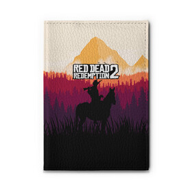 Обложка для автодокументов с принтом Red Dead Redemption 2 в городе Новоалтайск, натуральная кожа |  размер 19,9*13 см; внутри 4 больших “конверта” для документов и один маленький отдел — туда идеально встанут права | Тематика изображения на принте: game | gamer | rdr2 | red dead redemption 2 | rockstar studios | игры | ковбой