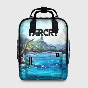 Женский рюкзак 3D с принтом FARCRY в городе Новоалтайск, 100% полиэстер | лямки с регулируемой длиной, сверху ручки, чтобы рюкзак нести как сумку. Основное отделение закрывается на молнию, как и внешний карман. Внутри два дополнительных кармана, один из которых закрывается на молнию. По бокам два дополнительных кармашка, куда поместится маленькая бутылочка
 | far cry | far cry 5 | far cry new dawn | farcry | fc 5 | fc5 | game | new dawn | игры | постапокалипсис | фар край | фар край 5