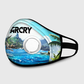 Маска из неопрена с принтом FARCRY в городе Новоалтайск, неопрен 100% | Форма огибающая нос. Резинки для ушей с дополнительной резинкой на затылке. Клапан для выдоха для активного дыхания при занятиях спортом. Эластичный материал маски и окантовки для лучшего растяжения и прилегания маски.  | Тематика изображения на принте: far cry | far cry 5 | far cry new dawn | farcry | fc 5 | fc5 | game | new dawn | игры | постапокалипсис | фар край | фар край 5