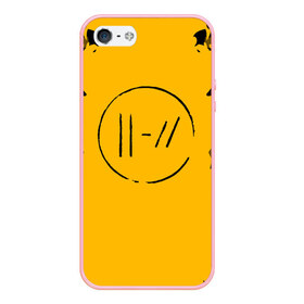 Чехол для iPhone 5/5S матовый с принтом TWENTY ONE PILOTS в городе Новоалтайск, Силикон | Область печати: задняя сторона чехла, без боковых панелей | 21 pilots | 21p | music | rock | top | trench | twenty one pilots | yellow | группа | жёлтый | музыка | рок