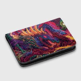 Картхолдер с принтом с принтом HyperBEAST в городе Новоалтайск, натуральная матовая кожа | размер 7,3 х 10 см; кардхолдер имеет 4 кармана для карт; |  warning |  ко |  оружие | автомат