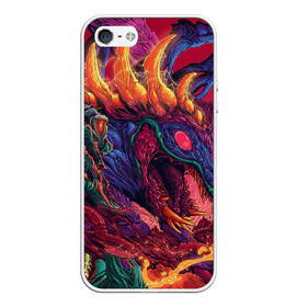 Чехол для iPhone 5/5S матовый с принтом HyperBEAST в городе Новоалтайск, Силикон | Область печати: задняя сторона чехла, без боковых панелей | Тематика изображения на принте:  warning |  ко |  оружие | автомат