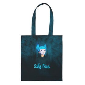 Шоппер 3D с принтом Sally Face в городе Новоалтайск, 100% полиэстер | Плотность: 200 г/м2; Размер: 34×35 см; Высота лямок: 30 см | sally face | гизмо | девид | девочка | игра | лари | ларри | мальчик | маска | мрачная | на лице | пых | с протезом | сал | сали | салли | салли фейс | фейс | фэйс | эддисон | эшли