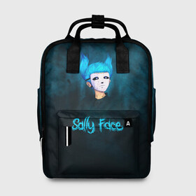 Женский рюкзак 3D с принтом Sally Face в городе Новоалтайск, 100% полиэстер | лямки с регулируемой длиной, сверху ручки, чтобы рюкзак нести как сумку. Основное отделение закрывается на молнию, как и внешний карман. Внутри два дополнительных кармана, один из которых закрывается на молнию. По бокам два дополнительных кармашка, куда поместится маленькая бутылочка
 | sally face | гизмо | девид | девочка | игра | лари | ларри | мальчик | маска | мрачная | на лице | пых | с протезом | сал | сали | салли | салли фейс | фейс | фэйс | эддисон | эшли