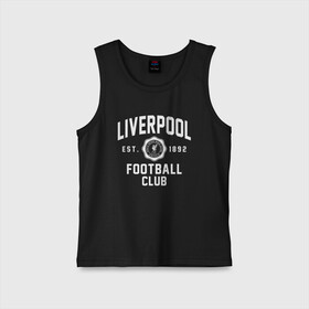 Детская майка хлопок с принтом Ливерпуль в городе Новоалтайск,  |  | anfield | liverpool | liverpool fc | the reds | you ll never walk a | клубная | красные | ливерпуль | мерсисайдцы | фанатская | футбольная | футбольный клуб | футбольный клуб ливерпуль | энфилд