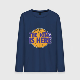 Мужской лонгслив хлопок с принтом Lakers - Король здесь в городе Новоалтайск, 100% хлопок |  | cavaliers | cleveland | coach | james | king | lakers | lebron | los angeles | nba | player | slam dunk | sport | team | баскетбол | борода | джеймс | игрок | кавальерс | калиф | кливленд | король | леброн | лейкерс | лос анджелес | нба | слэм д