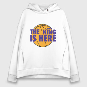 Женское худи Oversize хлопок с принтом Lakers - Король здесь в городе Новоалтайск, френч-терри — 70% хлопок, 30% полиэстер. Мягкий теплый начес внутри —100% хлопок | боковые карманы, эластичные манжеты и нижняя кромка, капюшон на магнитной кнопке | cavaliers | cleveland | coach | james | king | lakers | lebron | los angeles | nba | player | slam dunk | sport | team | баскетбол | борода | джеймс | игрок | кавальерс | калиф | кливленд | король | леброн | лейкерс | лос анджелес | нба | слэм д
