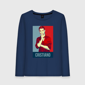 Женский лонгслив хлопок с принтом Cristiano в городе Новоалтайск, 100% хлопок |  | champion | cr7 | cristiano | game | goal | italy | juventus | madrid | real | ronaldo | spain | team | буффон | гол | дибала | золотой мяч | игрок | испания | италия | криштиану | мадрид | португалия | реал | роналду | спорт | тренер | футбол | 