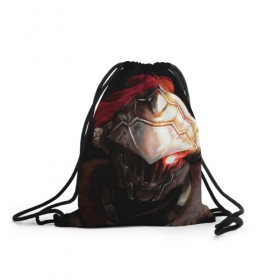Рюкзак-мешок 3D с принтом Goblin Slayer в городе Новоалтайск, 100% полиэстер | плотность ткани — 200 г/м2, размер — 35 х 45 см; лямки — толстые шнурки, застежка на шнуровке, без карманов и подкладки | Тематика изображения на принте: manga | senpai | аниме | анимэ | манга | сенпай