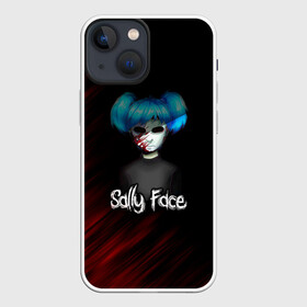Чехол для iPhone 13 mini с принтом Sally Face окровавленное лицо в городе Новоалтайск,  |  | sally face | гизмо | девид | девочка | игра | лари | ларри | мальчик | маска | мрачная | на лице | пых | с протезом | сал | сали | салли | салли фейс | фейс | фэйс | эддисон | эшли