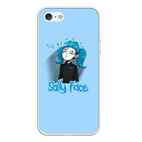 Чехол для iPhone 5/5S матовый с принтом Sally Face в городе Новоалтайск, Силикон | Область печати: задняя сторона чехла, без боковых панелей | sally face | гизмо | девид | девочка | игра | лари | ларри | мальчик | маска | мрачная | на лице | пых | с протезом | сал | сали | салли | салли фейс | фейс | фэйс | эддисон | эшли