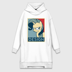 Платье-худи хлопок с принтом Рарити в городе Новоалтайск,  |  | design | mlp | my little pony | pony | rarity | млп | мой маленький пони | пони | рарити