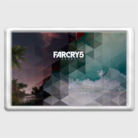 Магнит 45*70 с принтом FarCry polygon в городе Новоалтайск, Пластик | Размер: 78*52 мм; Размер печати: 70*45 | Тематика изображения на принте: far cry | far cry 5 | far cry new dawn | far cry primal | farcry | fc 5 | fc5 | game | new dawn | primal | игры | постапокалипсис | фар край | фар край 5