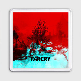 Магнит 55*55 с принтом FARCRY в городе Новоалтайск, Пластик | Размер: 65*65 мм; Размер печати: 55*55 мм | Тематика изображения на принте: far cry | far cry 5 | far cry new dawn | far cry primal | farcry | fc 5 | fc5 | game | new dawn | primal | игры | постапокалипсис | фар край | фар край 5