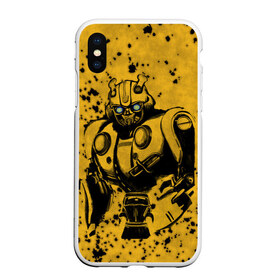 Чехол для iPhone XS Max матовый с принтом Bumblebee в городе Новоалтайск, Силикон | Область печати: задняя сторона чехла, без боковых панелей | Тематика изображения на принте: kefer | volkswagen | автобот | бамблби | трансформатор | трансформаторы | шершень | шмель
