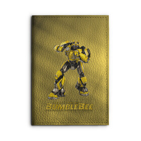 Обложка для автодокументов с принтом Bumblebee -3- в городе Новоалтайск, натуральная кожа |  размер 19,9*13 см; внутри 4 больших “конверта” для документов и один маленький отдел — туда идеально встанут права | kefer | volkswagen | автобот | бамблби | трансформатор | трансформаторы | шершень | шмель