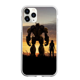 Чехол для iPhone 11 Pro матовый с принтом Бамблби и Чарли на закате в городе Новоалтайск, Силикон |  | Тематика изображения на принте: bumblebee | kefer | volkswagen | автобот | трансформатор | трансформаторы | шершень | шмель