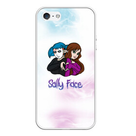 Чехол для iPhone 5/5S матовый с принтом Sally Face в городе Новоалтайск, Силикон | Область печати: задняя сторона чехла, без боковых панелей | sally face | гизмо | девид | девочка | игра | лари | ларри | мальчик | маска | мрачная | на лице | пых | с протезом | сал | сали | салли | салли фейс | фейс | фэйс | эддисон | эшли