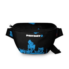 Поясная сумка 3D с принтом Payday 2 в городе Новоалтайск, 100% полиэстер | плотная ткань, ремень с регулируемой длиной, внутри несколько карманов для мелочей, основное отделение и карман с обратной стороны сумки застегиваются на молнию | 2 | payday | беглец | бот | ограбления | пейдей | призрак | симулятор | техник | штурмовик | шутер