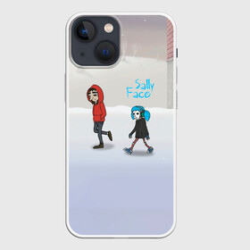 Чехол для iPhone 13 mini с принтом Sally Face в городе Новоалтайск,  |  | sally face | гизмо | девид | девочка | игра | лари | ларри | мальчик | маска | мрачная | на лице | пых | с протезом | сал | сали | салли | салли фейс | фейс | фэйс | эддисон | эшли