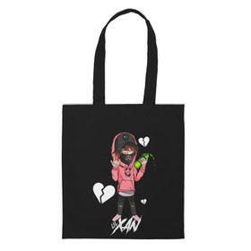 Сумка 3D повседневная с принтом LIL XAN в городе Новоалтайск, 100% полиэстер | Плотность: 200 г/м2; Размер: 34×35 см; Высота лямок: 30 см | anime | lilxan | lil_xan | аниме | лил хан | лилхан